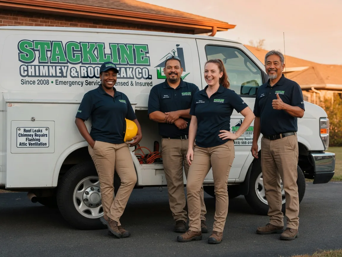 Chimney flashing repair company in Center Point, LA